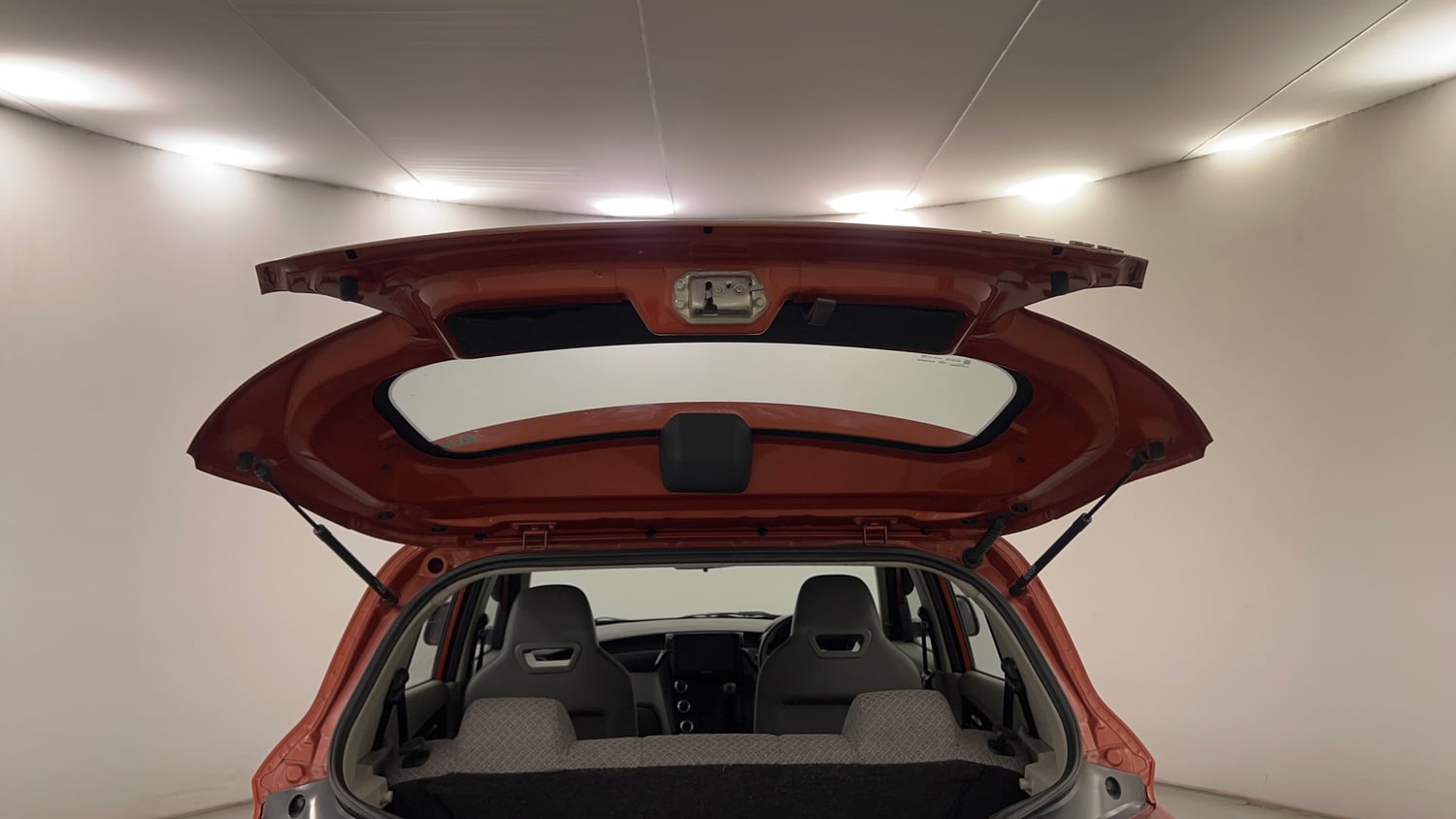 Used 2016 Mahindra KUV100 K4 5 STR Petrol Manual interior DICKY DOOR OPEN VIEW