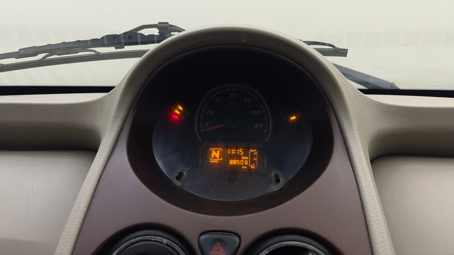 Used 2016 Tata Nano Twist XTA Petrol Automatic interior CLUSTERMETER VIEW