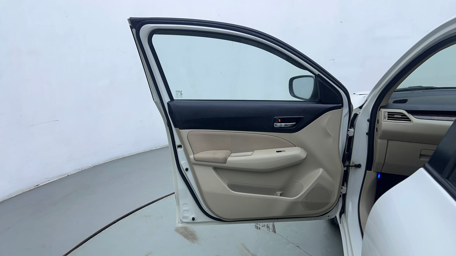 Used 2020 Maruti Suzuki Dzire VXi Petrol Manual interior LEFT FRONT DOOR OPEN VIEW
