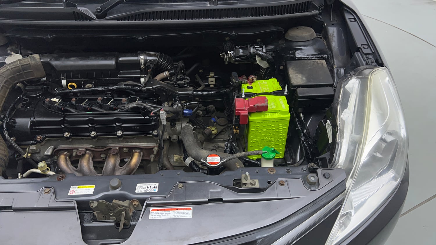 Used 2018 Maruti Suzuki Baleno Zeta 1.2 Petrol Manual engine ENGINE LEFT SIDE VIEW