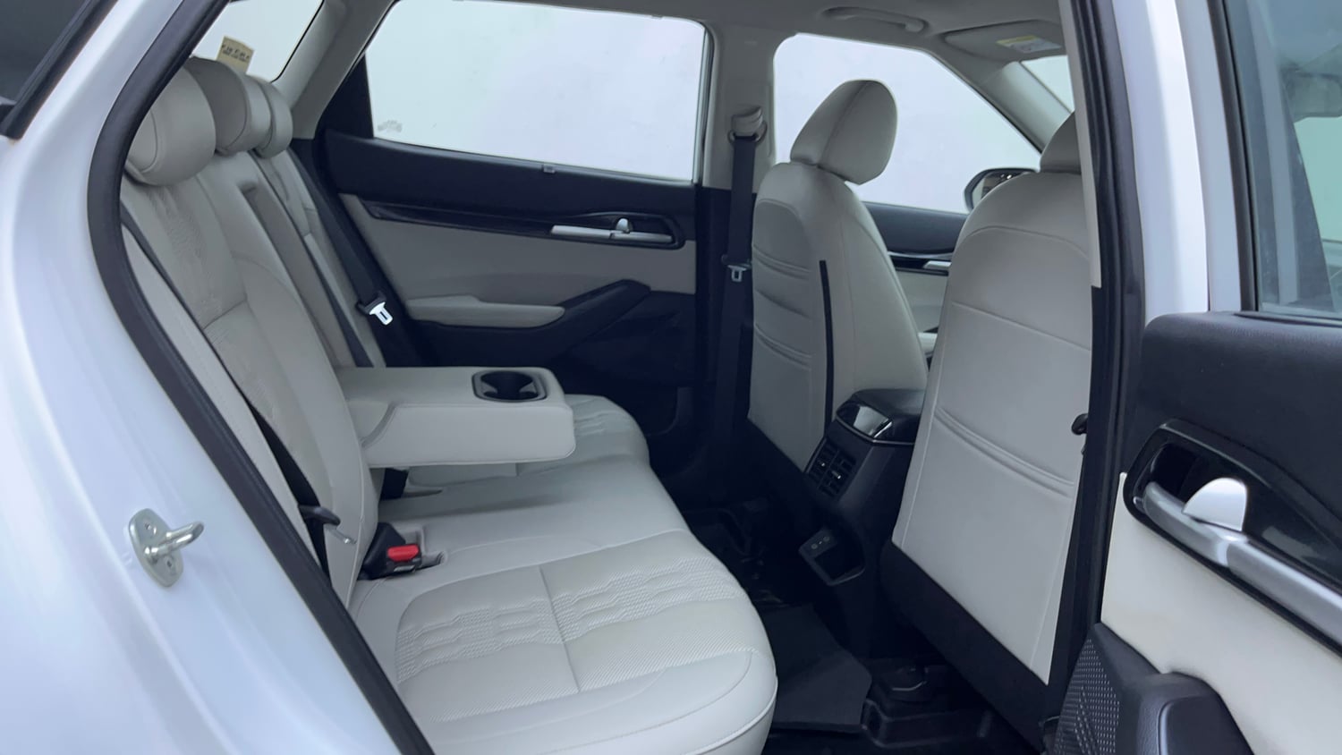 Used 2024 Kia Seltos HTX 1.5 Petrol MT Petrol Manual interior RIGHT SIDE REAR DOOR CABIN VIEW
