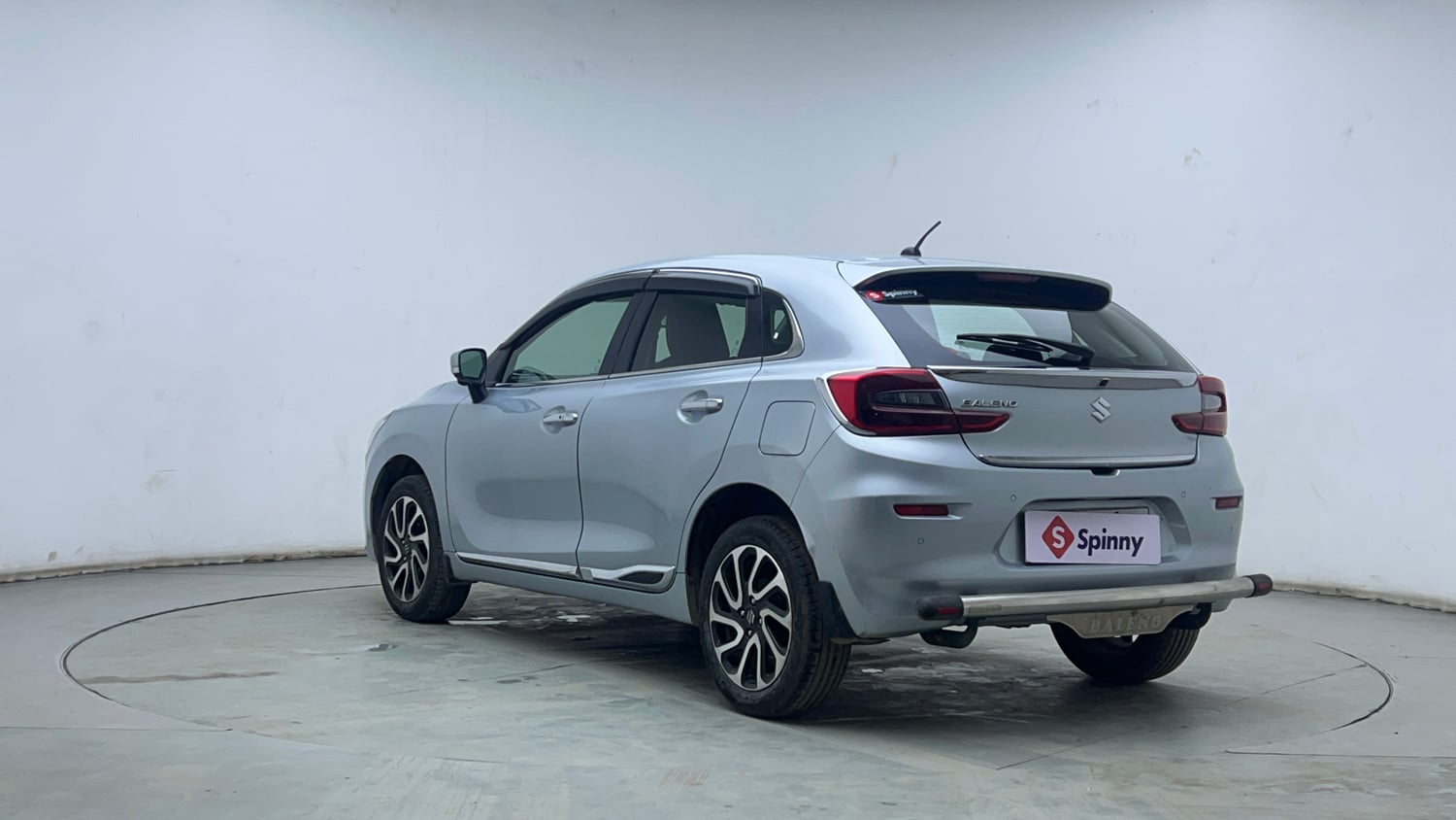 Used 2024 Maruti Suzuki Baleno Alpha MT Petrol Manual exterior LEFT REAR CORNER VIEW