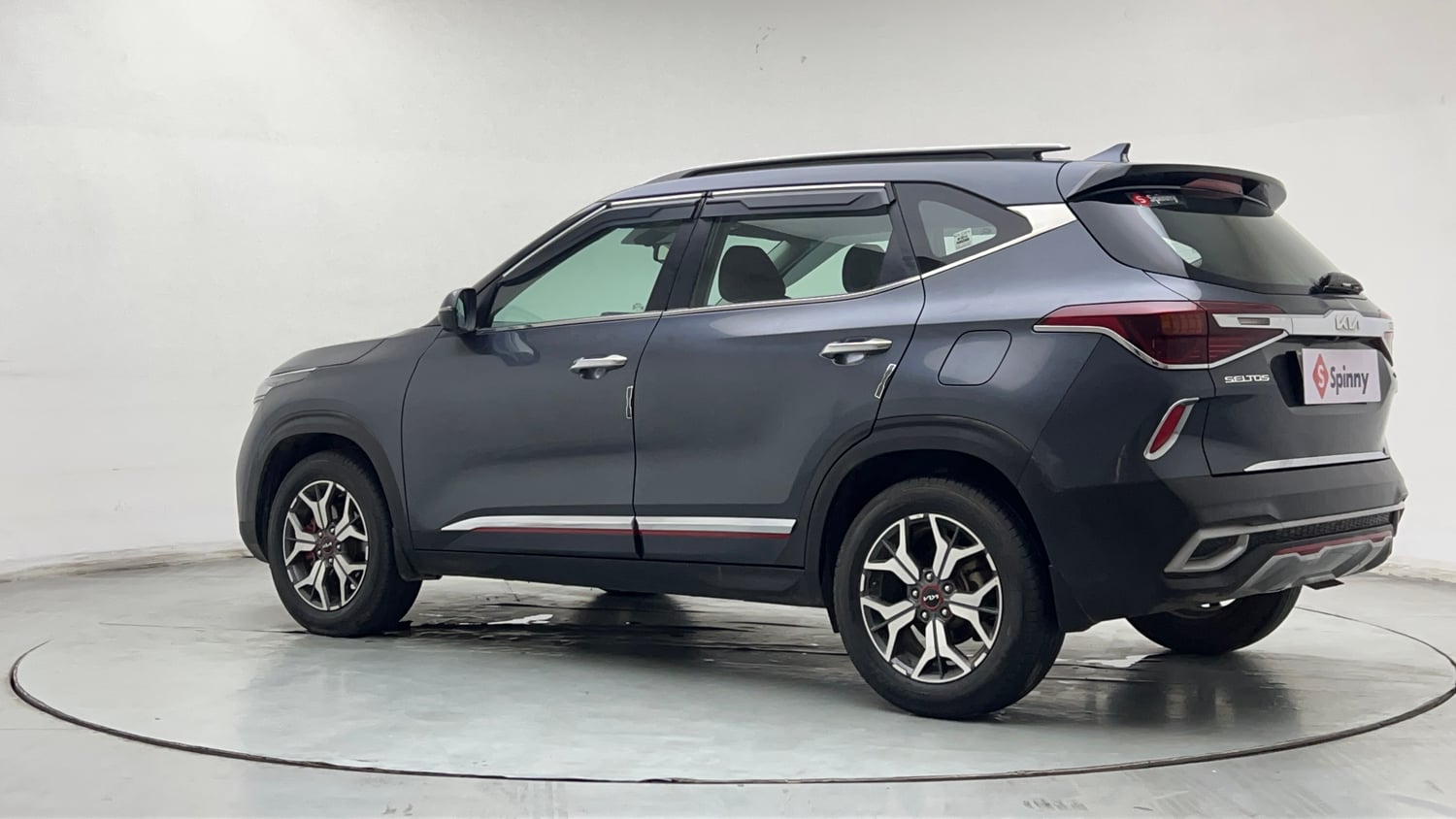 Used 2023 Kia Seltos GTX Plus 1.4 DCT Petrol Automatic exterior LEFT REAR CORNER VIEW