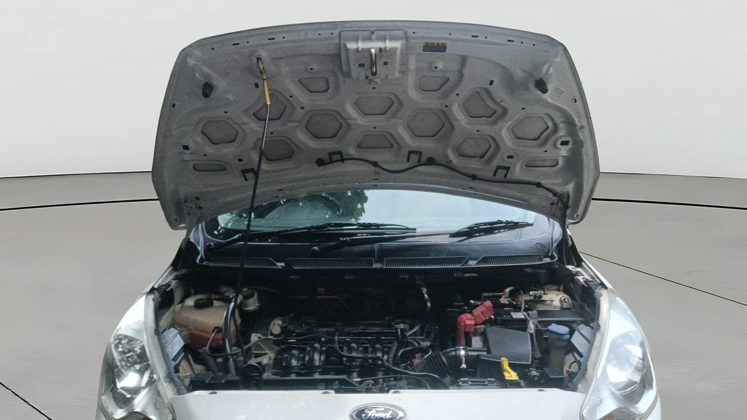 Used 2017 Ford Figo Trend 1.2 Ti-VCT Petrol Manual engine ENGINE & BONNET OPEN FRONT VIEW