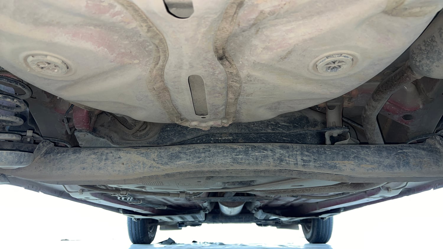 Used 2024 Maruti Suzuki Swift VXi (O) Petrol Manual extra REAR UNDERBODY VIEW (TAKEN FROM REAR)