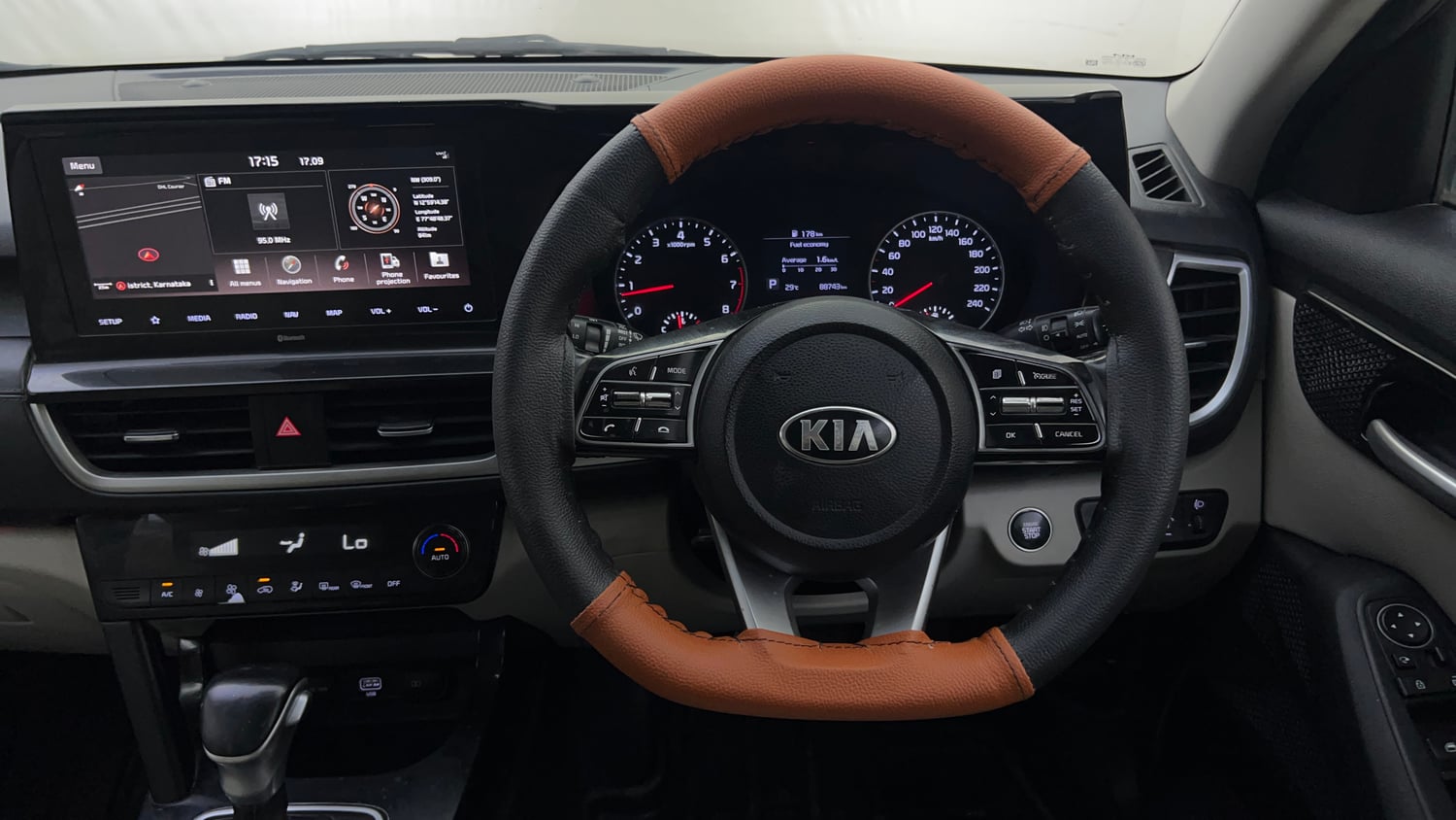 Used 2020 kia Seltos HTX IVT 1.5 Petrol Automatic interior STEERING VIEW