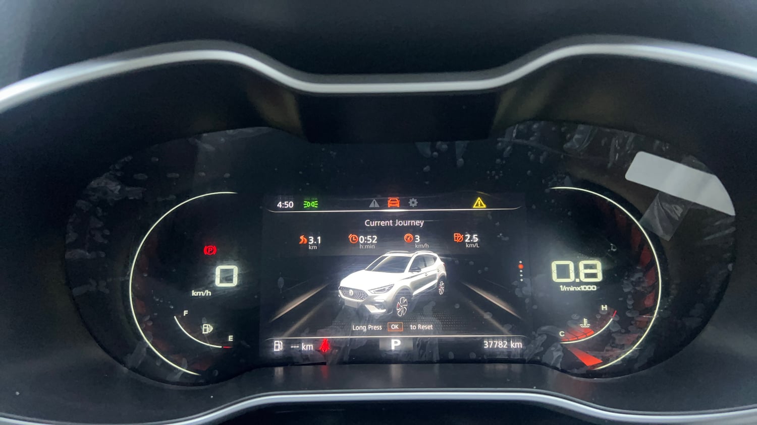 Used 2023 MG Motors Astor Sharp 1.5 CVT Old Generation Petrol Automatic interior CLUSTERMETER VIEW