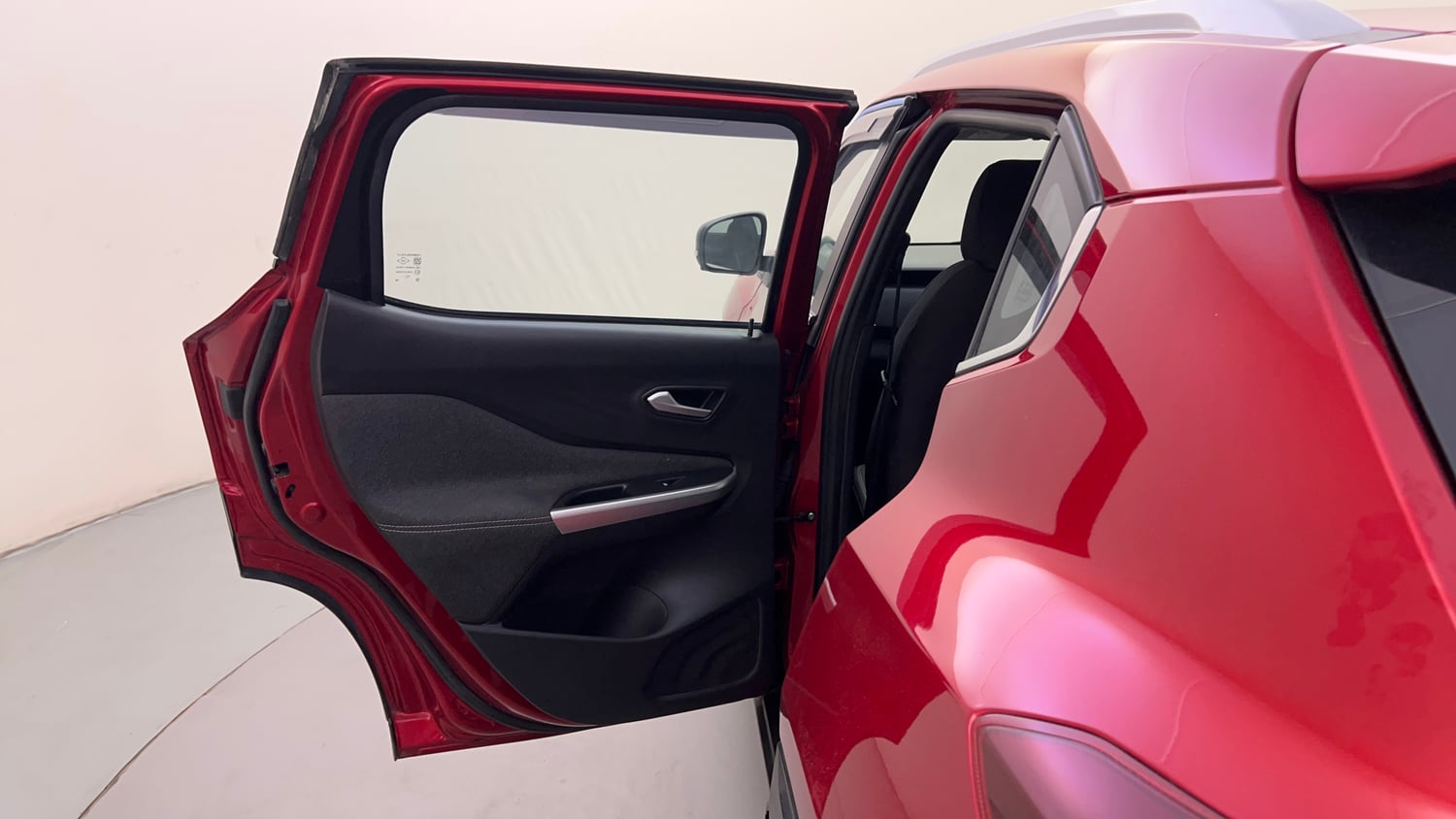 Used 2023 Nissan Magnite XV Premium Turbo CVT Petrol Automatic interior LEFT REAR DOOR OPEN VIEW