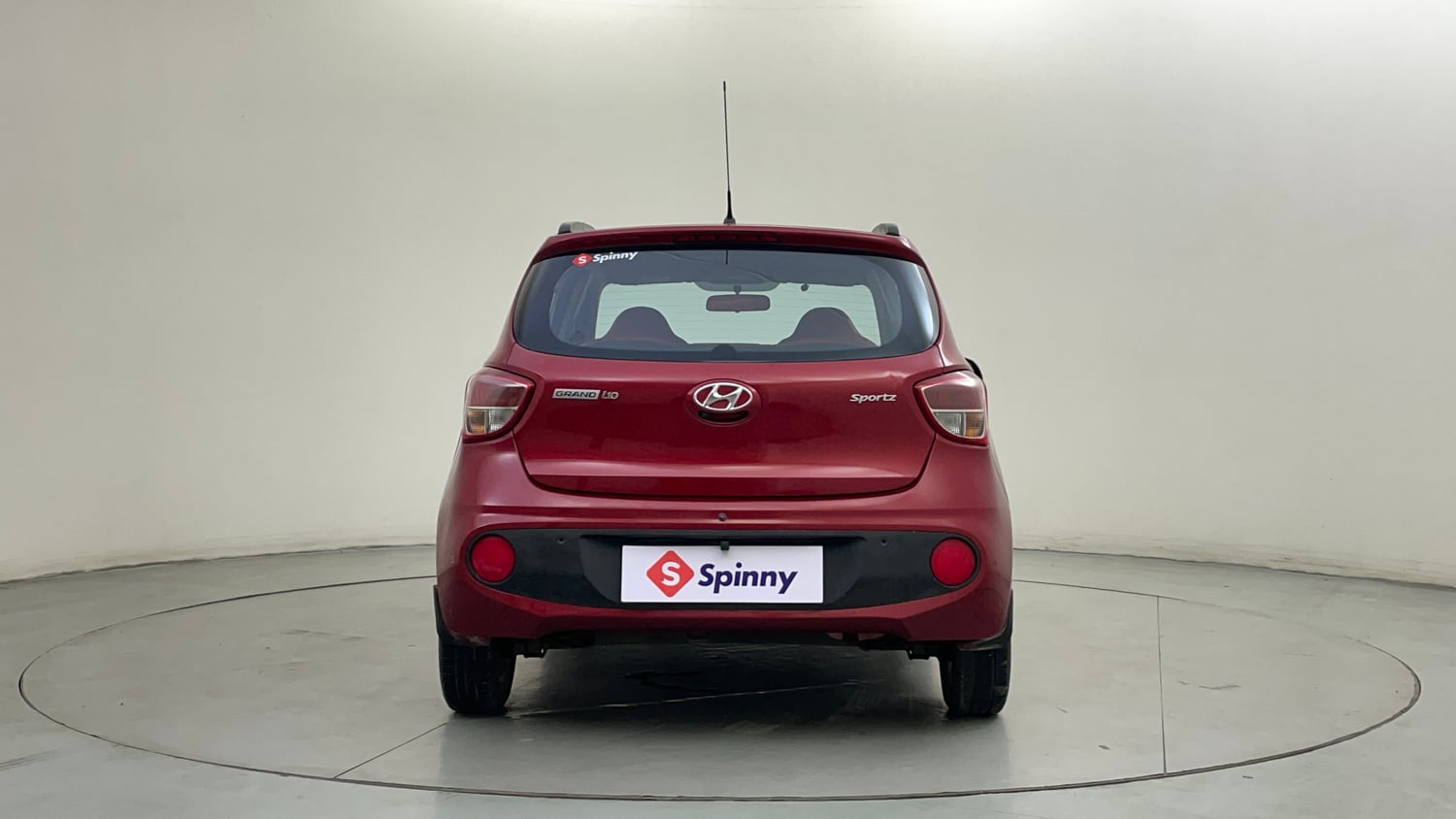 Used 2018 Hyundai Grand i10 Sportz AT 1.2 Kappa VTVT Petrol Automatic exterior BACK VIEW