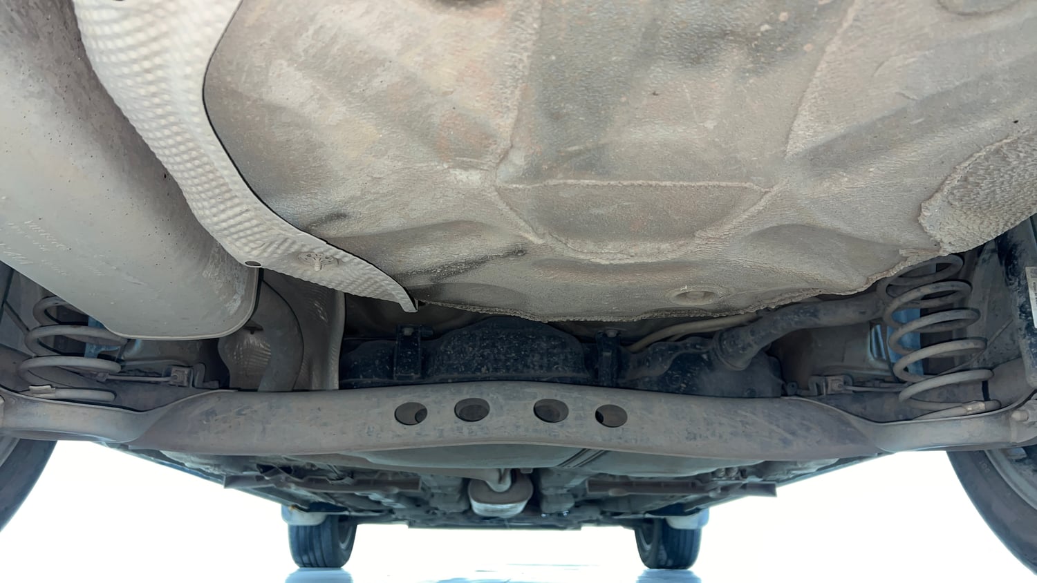 Used 2022 Skoda Slavia Style 1.5L TSI DSG Petrol Automatic extra REAR UNDERBODY VIEW (TAKEN FROM REAR)