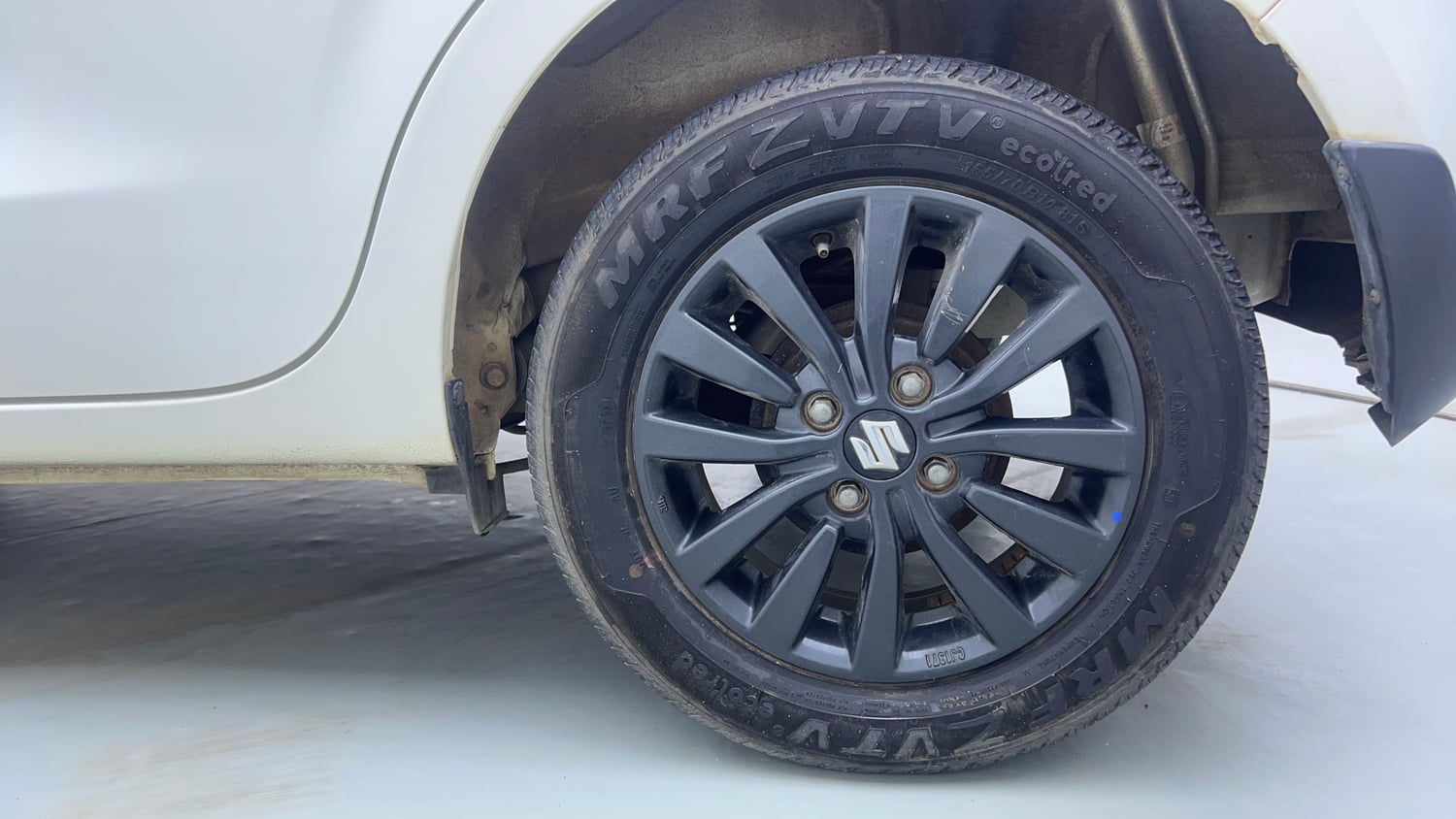 Used 2023 Maruti Suzuki Wagon R ZXI Plus 1.2 Petrol Manual tyres LEFT REAR TYRE RIM VIEW