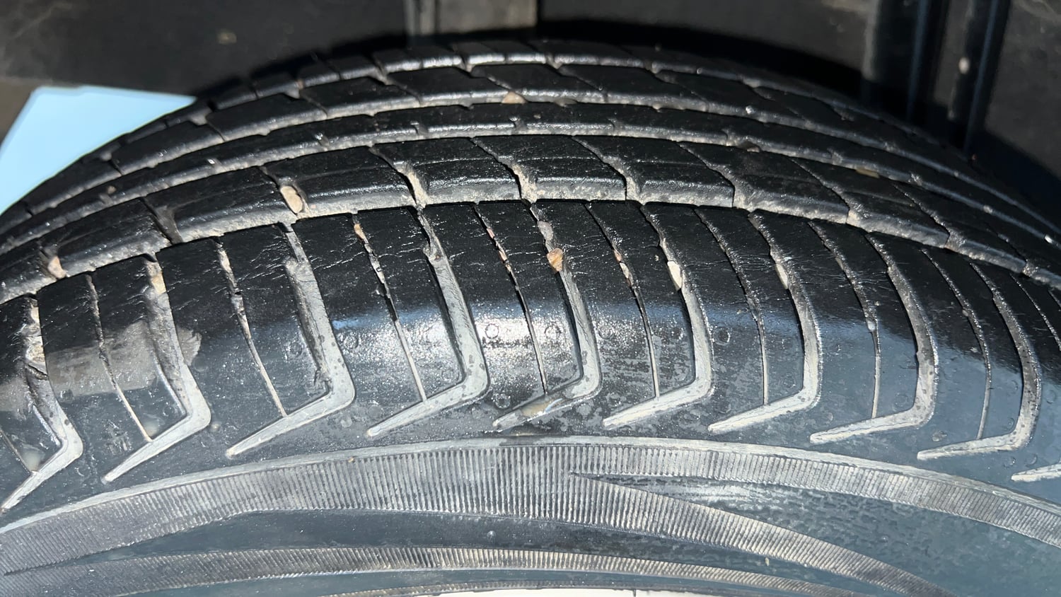 Used 2018 Datsun Redi-GO A Petrol Manual tyres RIGHT REAR TYRE TREAD VIEW