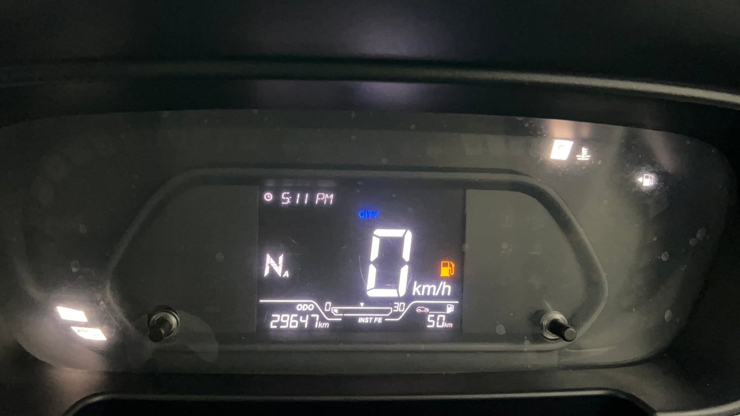 Used 2024 Tata Punch Creative Plus AMT Petrol Automatic interior CLUSTERMETER VIEW