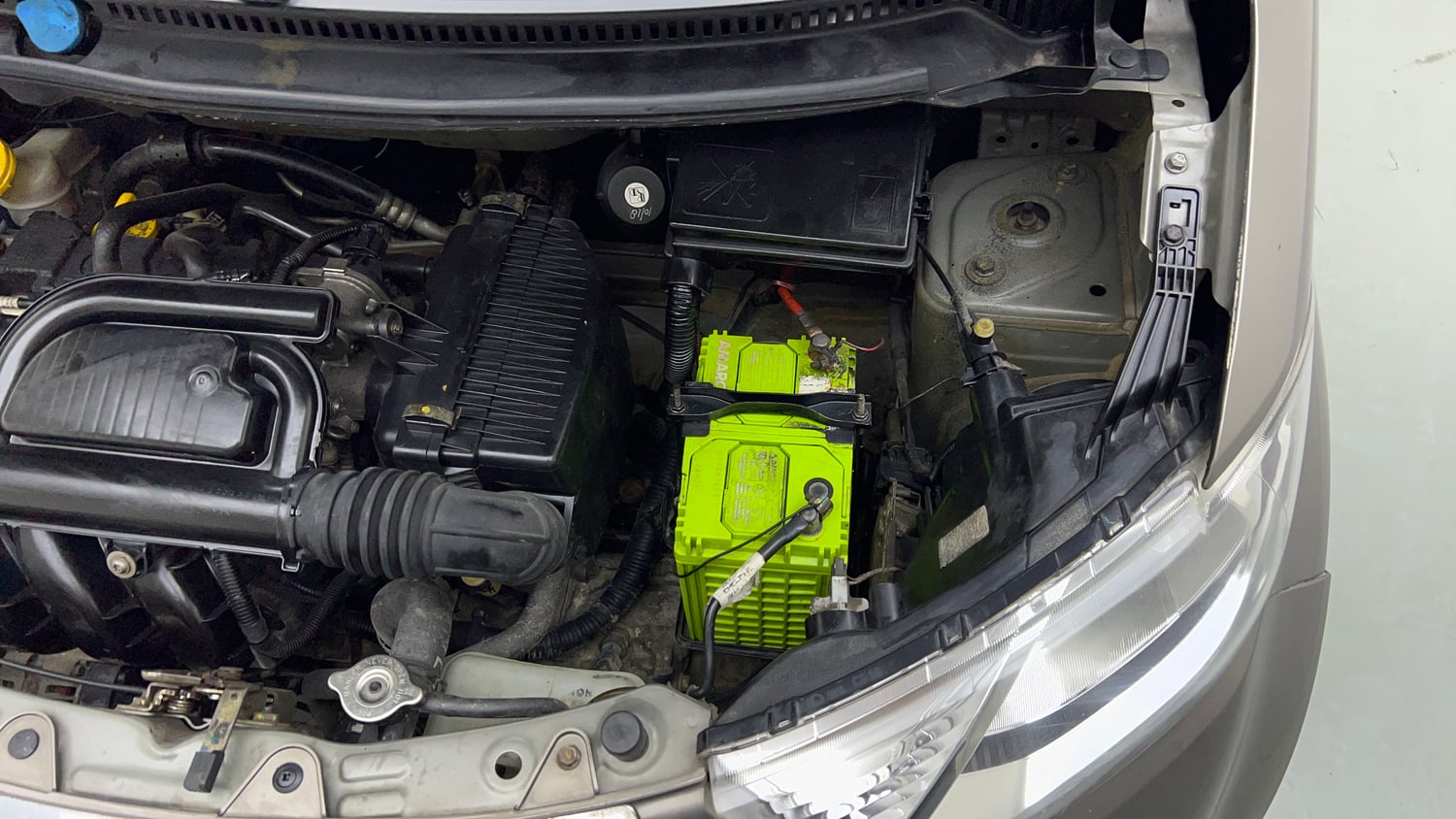 Used 2018 Datsun Redi-GO A Petrol Manual engine ENGINE LEFT SIDE VIEW