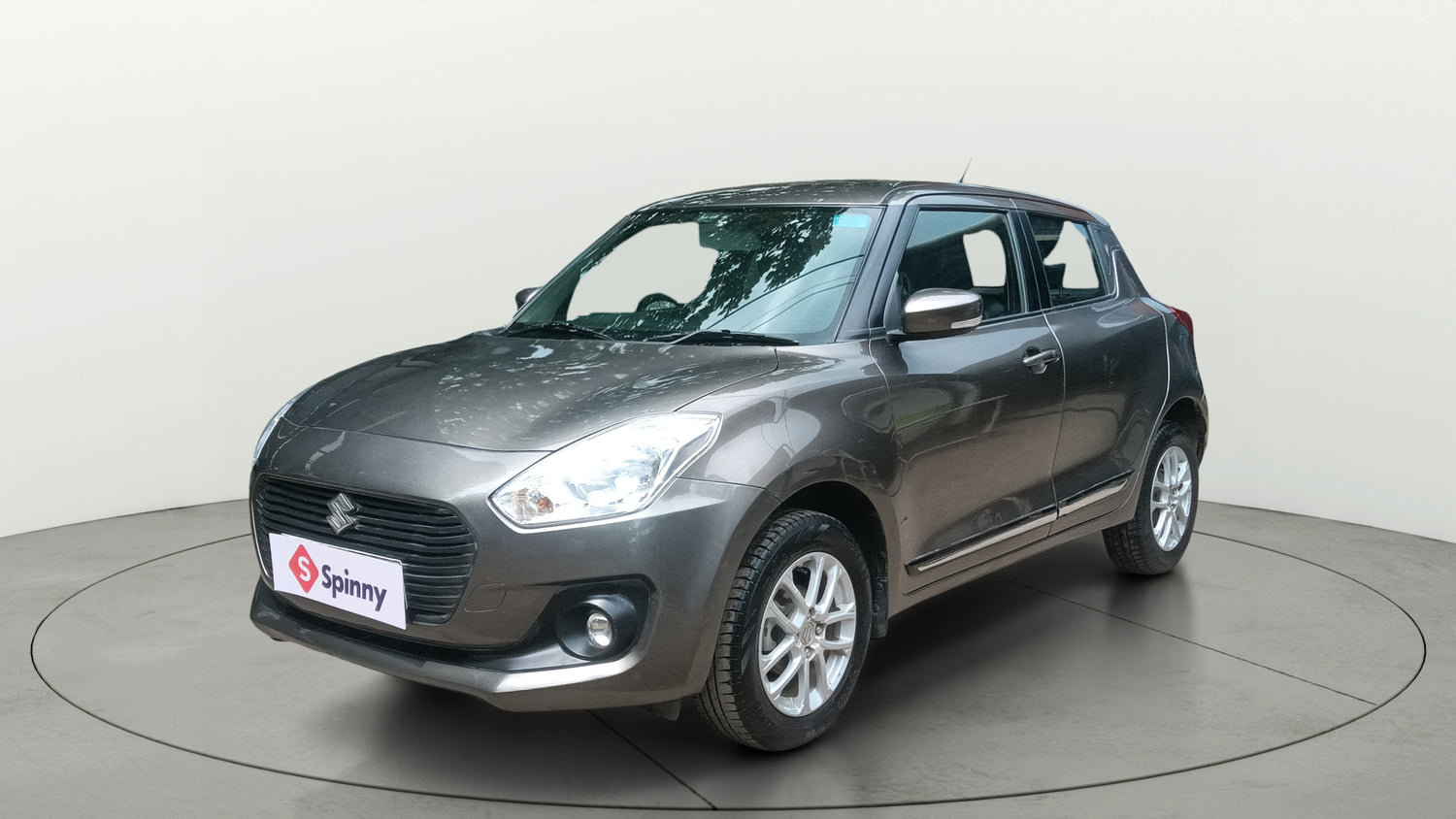Used 2019 Maruti Suzuki Swift ZXi Petrol Manual exterior LEFT FRONT CORNER VIEW