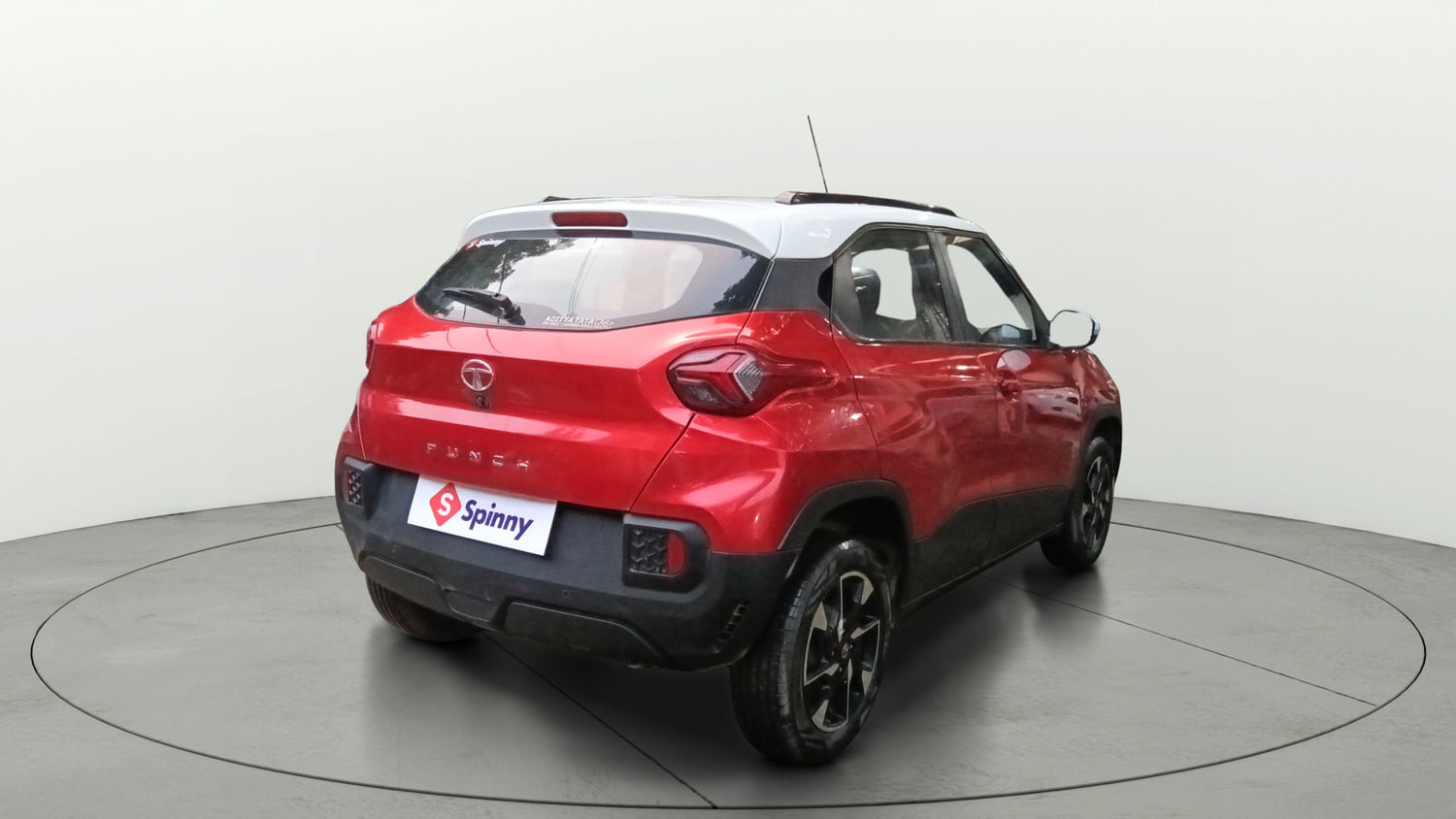 Used 2022 Tata Punch Creative AMT Petrol Automatic exterior RIGHT REAR CORNER VIEW