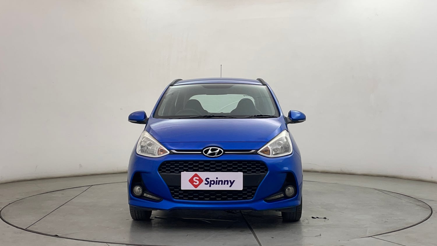 Used 2019 Hyundai Grand i10 Sportz AT 1.2 Kappa VTVT Petrol Automatic exterior FRONT VIEW
