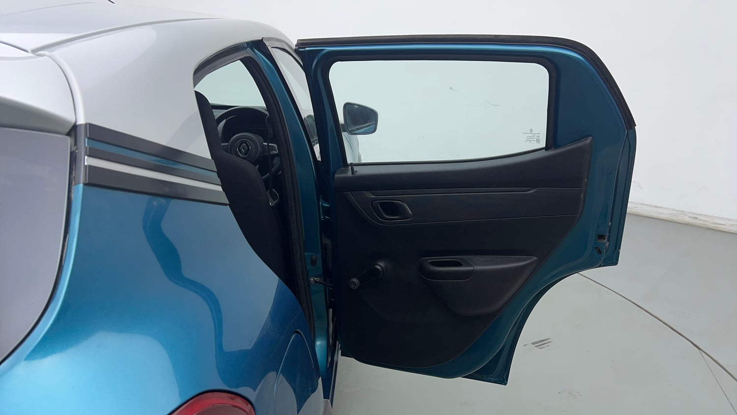 Used 2020 Renault Kwid Neotech RXL Petrol Manual interior RIGHT REAR DOOR OPEN VIEW
