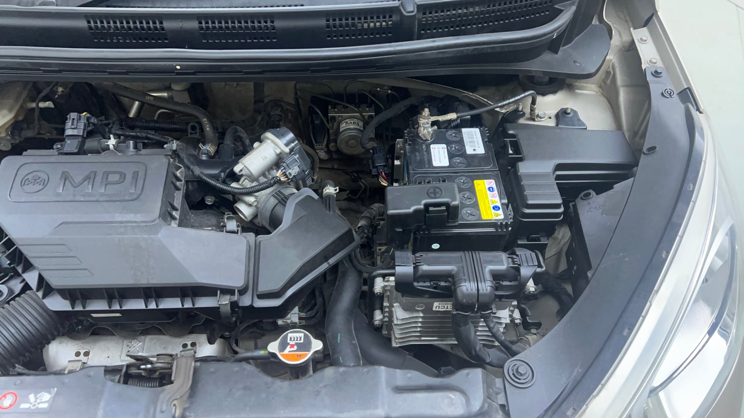 Used 2019 Hyundai Santro Sportz AMT Petrol Automatic engine ENGINE LEFT SIDE VIEW