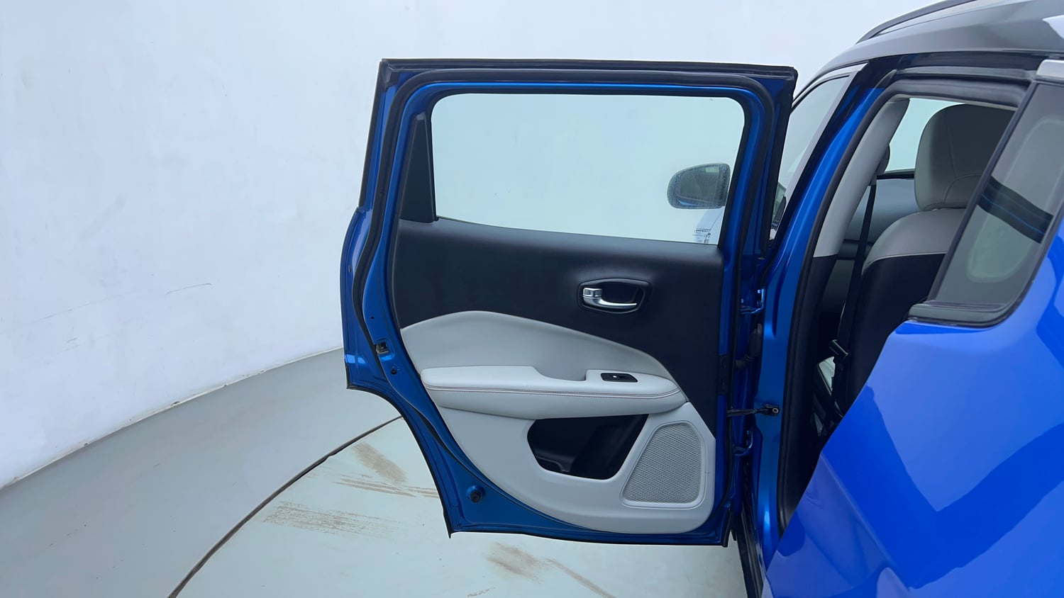 Used 2019 Jeep Compass Limited Plus Diesel 4x4 Diesel Manual interior LEFT REAR DOOR OPEN VIEW