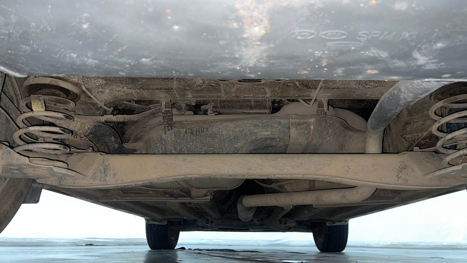 Used 2023 Kia Seltos GTX Plus 1.4 DCT Petrol Automatic extra REAR UNDERBODY VIEW (TAKEN FROM REAR)