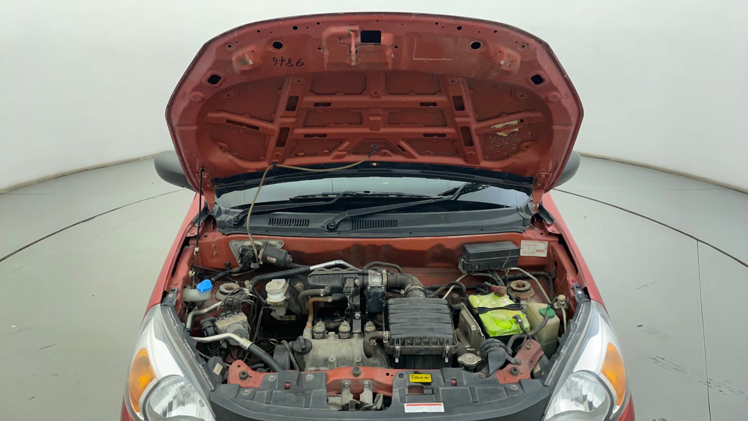 Used 2019 Maruti Suzuki Alto 800 VXi Petrol Manual engine ENGINE & BONNET OPEN FRONT VIEW
