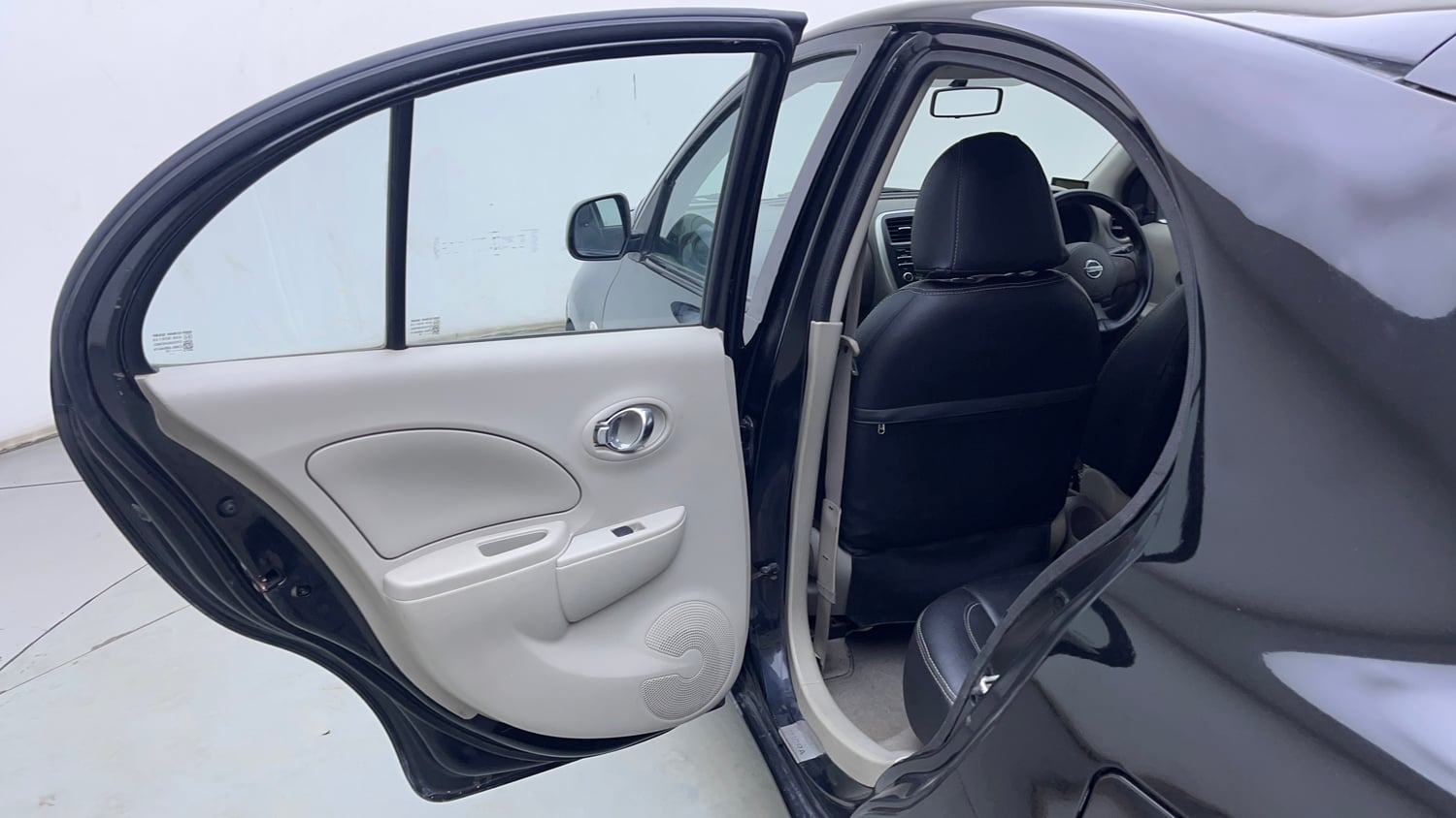 Used 2015 Nissan Micra XL Petrol Manual interior LEFT REAR DOOR OPEN VIEW