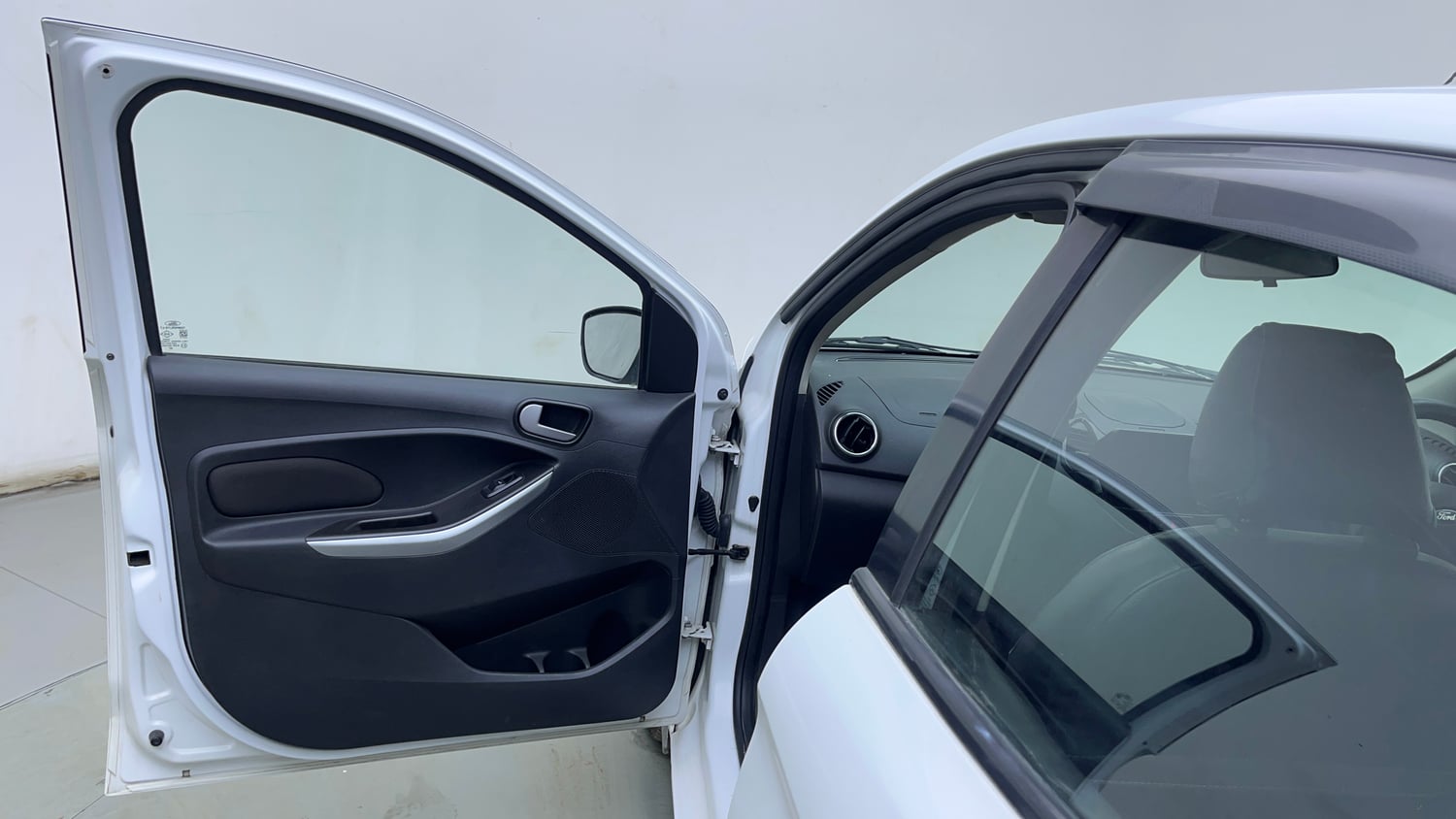 Used 2016 Ford Figo Trend 1.2 Ti-VCT Petrol Manual interior LEFT FRONT DOOR OPEN VIEW