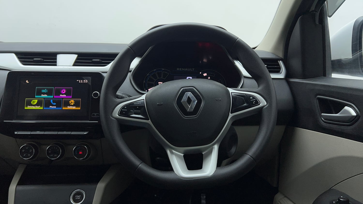 Used 2021 Renault Triber RXZ EASY-R AMT Petrol Automatic interior STEERING VIEW