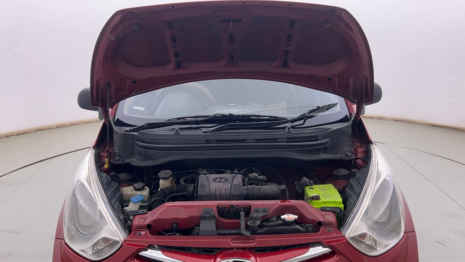 Used 2013 Hyundai Eon D-Lite + Petrol Manual engine ENGINE & BONNET OPEN FRONT VIEW