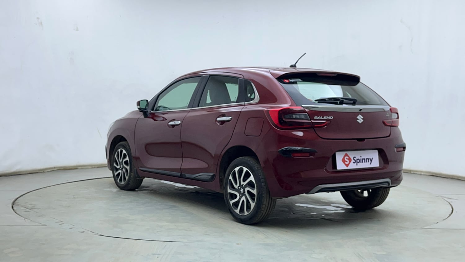 Used 2024 Maruti Suzuki Baleno Alpha MT Petrol Manual exterior LEFT REAR CORNER VIEW