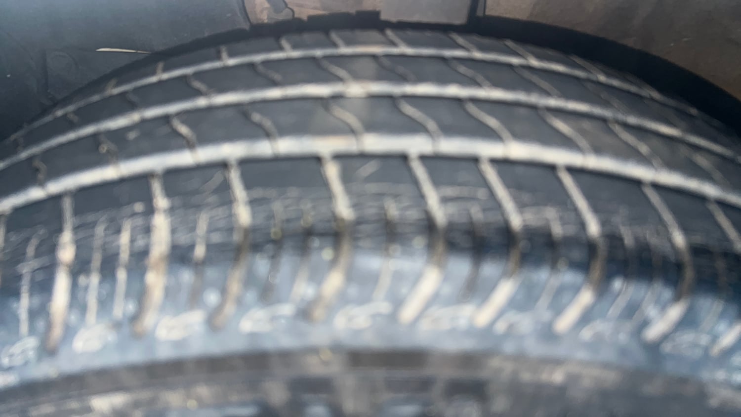 Used 2023 Maruti Suzuki Wagon R ZXI Plus 1.2 Petrol Manual tyres LEFT FRONT TYRE TREAD VIEW