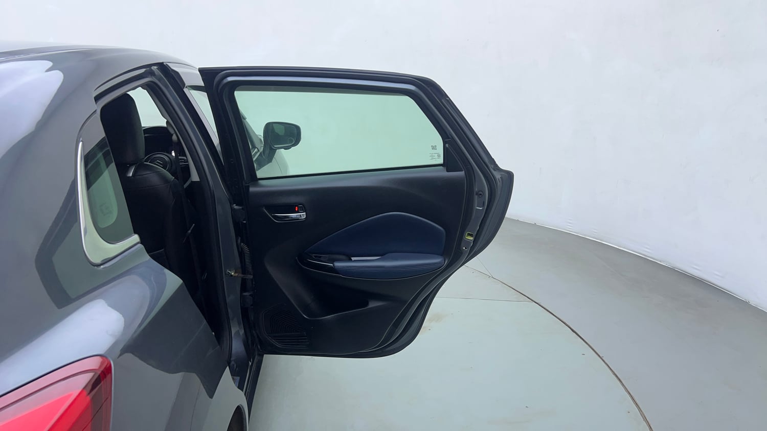 Used 2022 Maruti Suzuki Baleno Alpha MT Petrol Manual interior RIGHT REAR DOOR OPEN VIEW