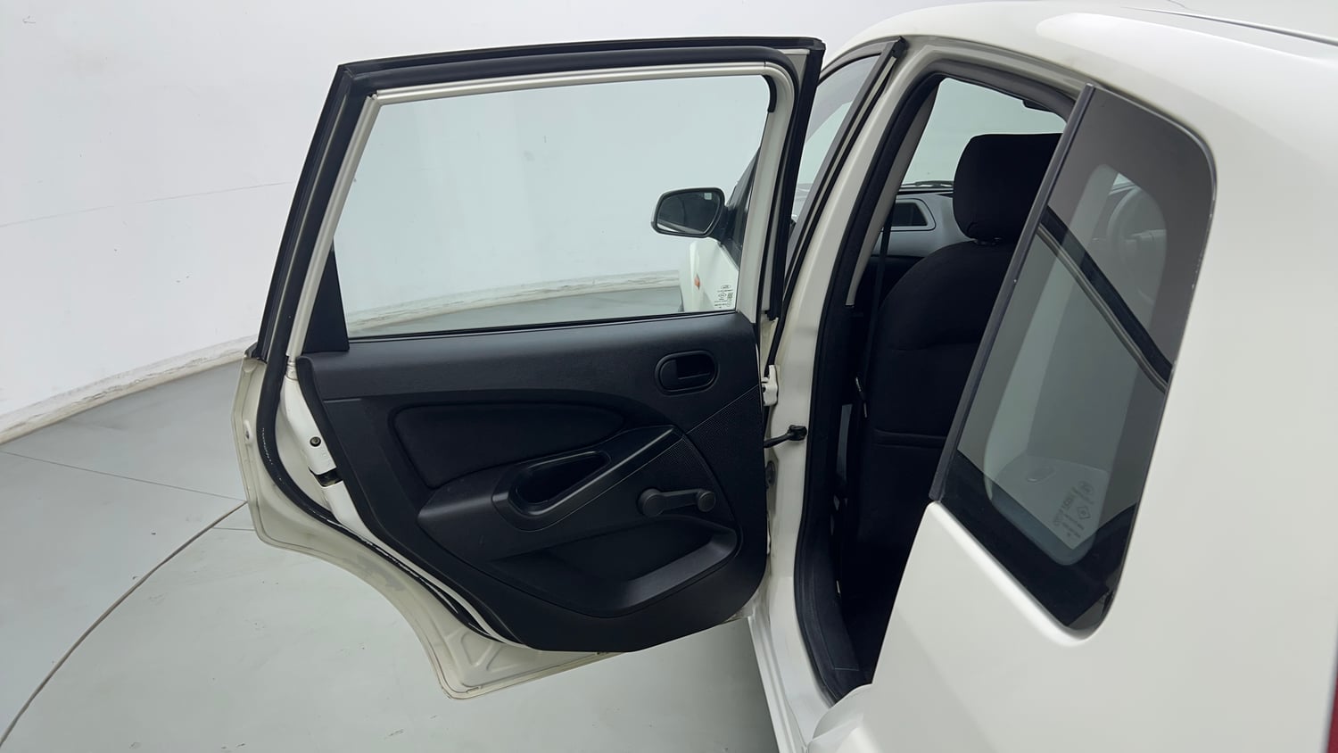 Used 2014 Ford Figo Duratec Petrol EXI 1.2 Petrol Manual interior LEFT REAR DOOR OPEN VIEW