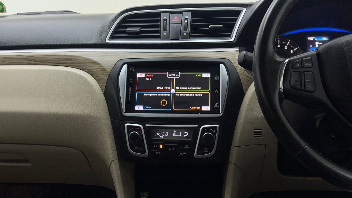 Used 2020 Maruti Suzuki Ciaz Alpha Hybrid 1.5 Petrol Manual interior MUSIC SYSTEM & AC CONTROL VIEW