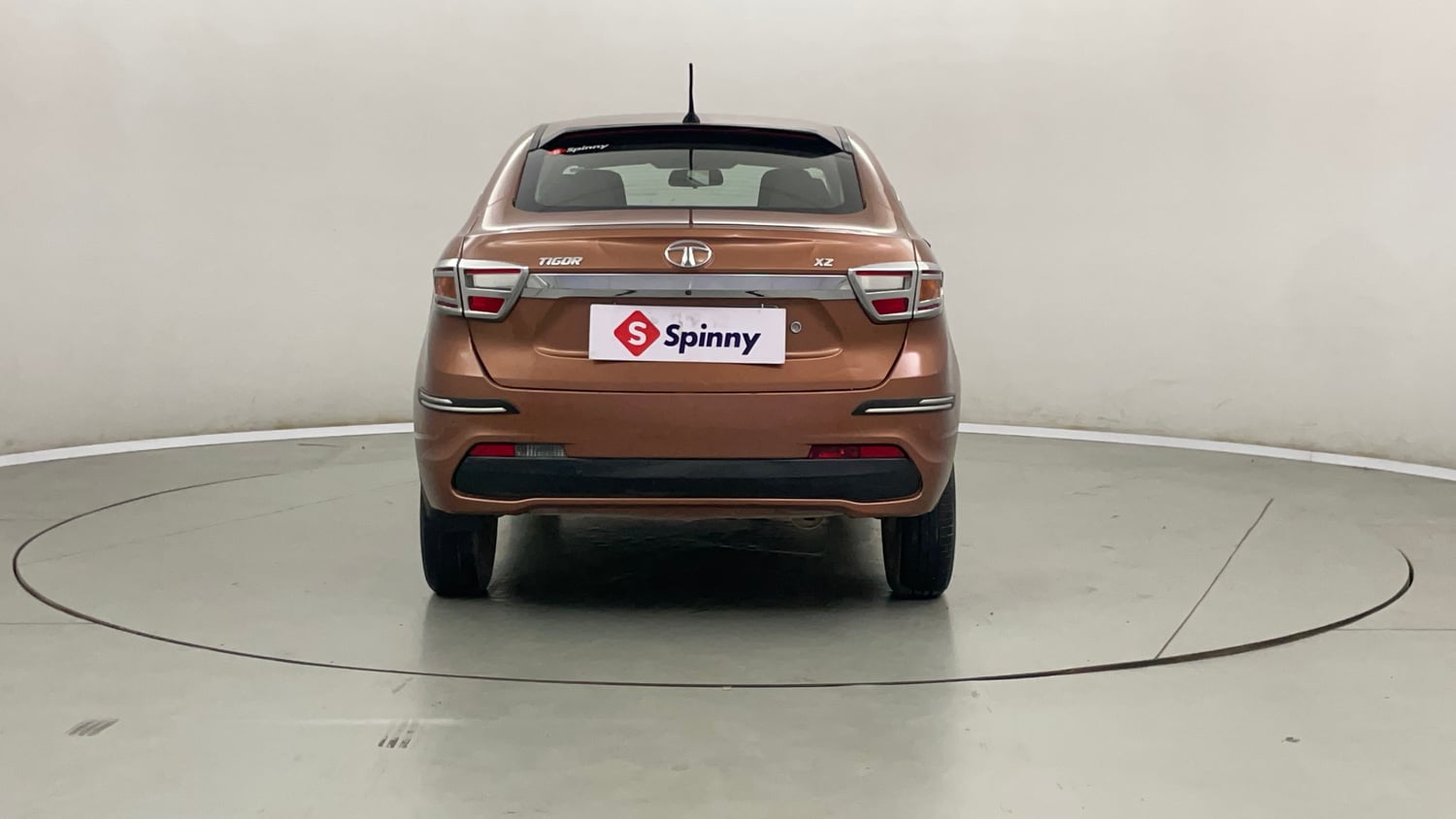 Used 2018 Tata Tigor Revotron XZ (O) Petrol Manual exterior BACK VIEW