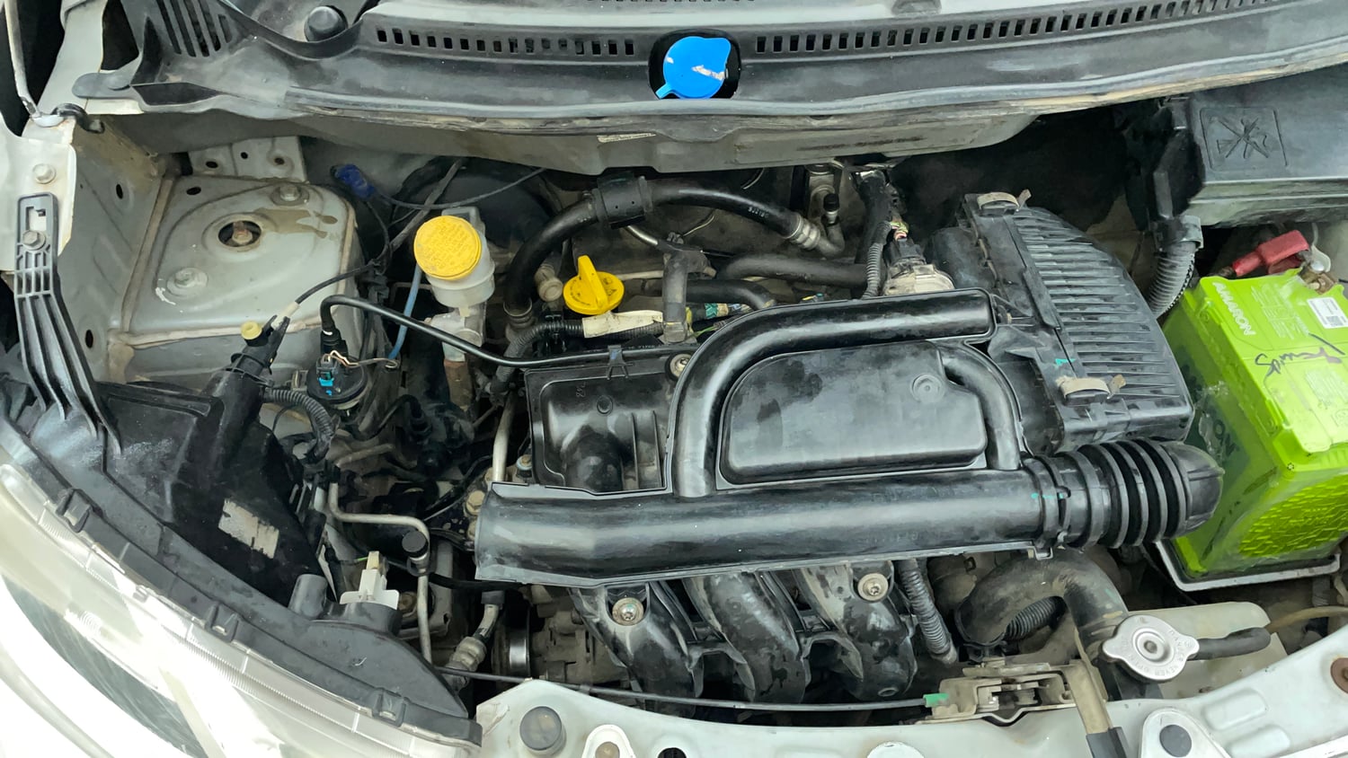 Used 2017 Datsun Redi-GO T (O) Petrol Manual engine ENGINE RIGHT SIDE VIEW