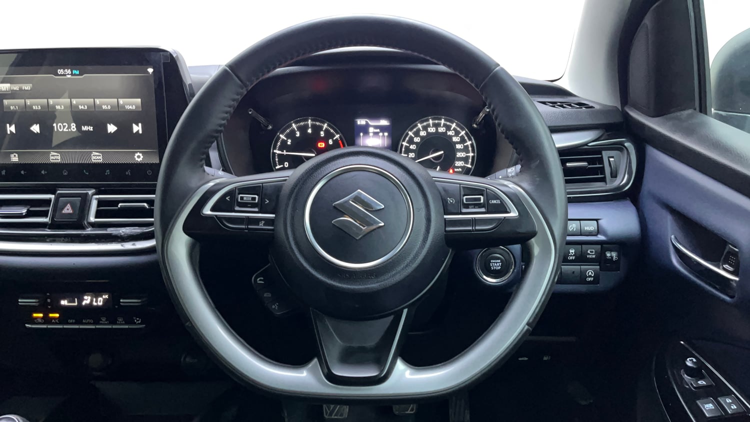 Used 2024 Maruti Suzuki Baleno Alpha MT Petrol Manual interior STEERING VIEW