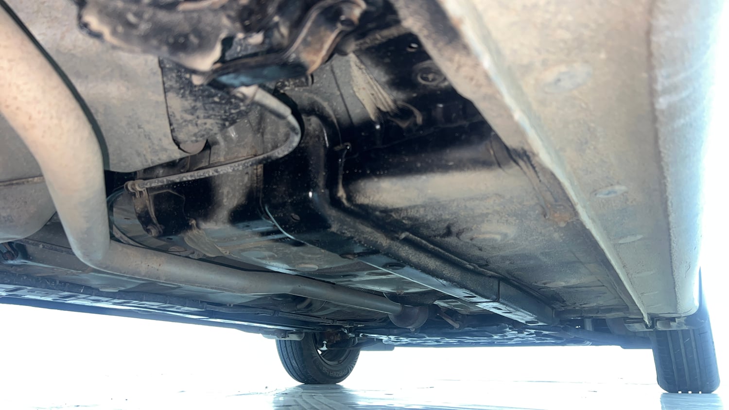 Used 2022 Hyundai Grand i10 Nios Magna 1.2 Kappa VTVT Petrol Manual extra REAR RIGHT UNDERBODY VIEW