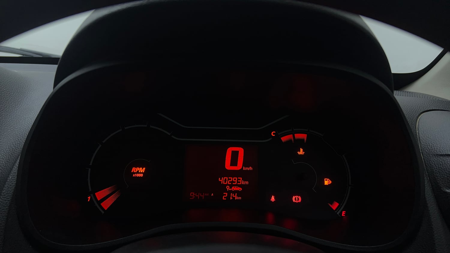 Used 2020 Renault Kwid Neotech RXL Petrol Manual interior CLUSTERMETER VIEW