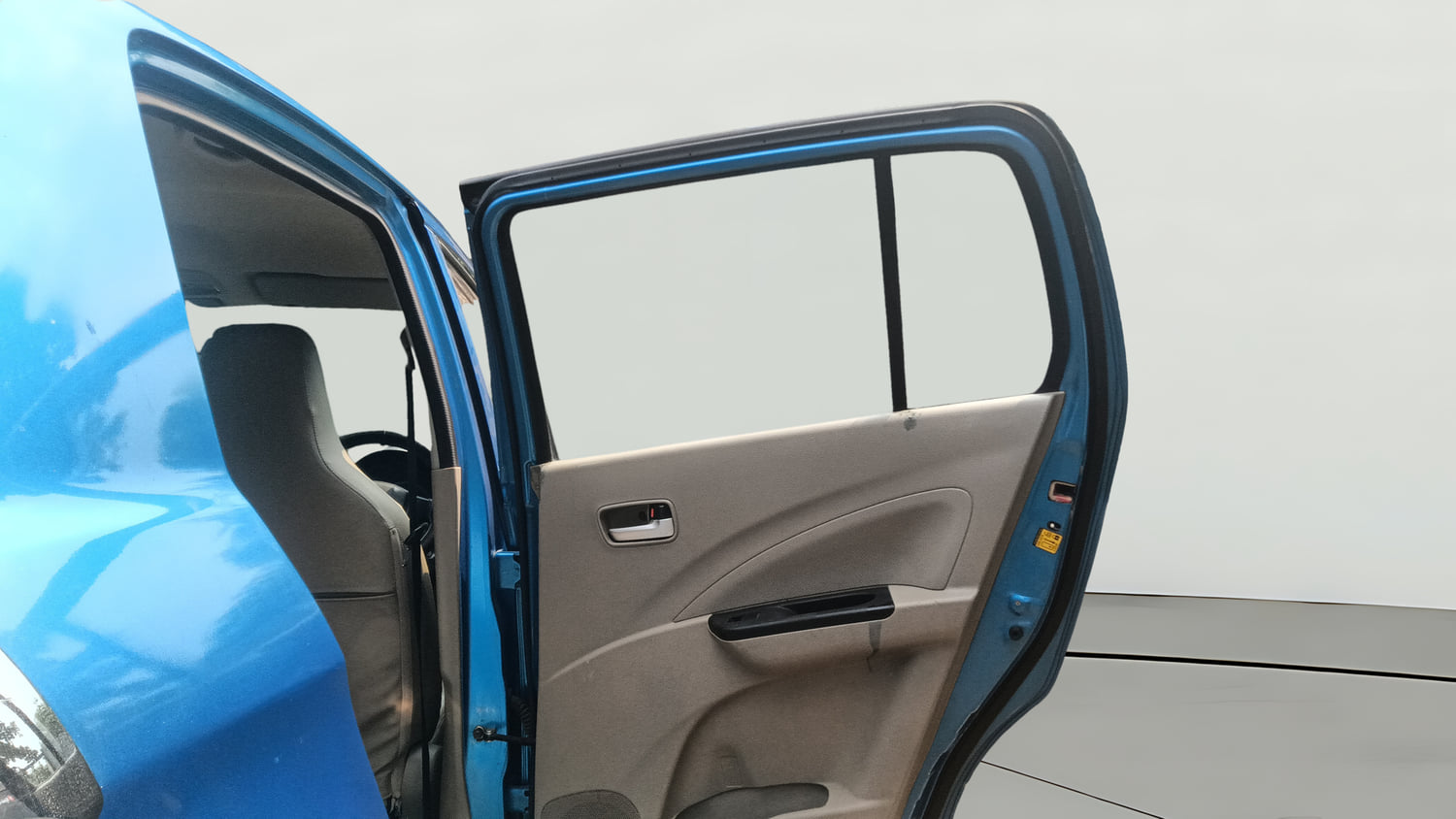 Used 2015 Maruti Suzuki Celerio ZXi Petrol Manual interior RIGHT REAR DOOR OPEN VIEW