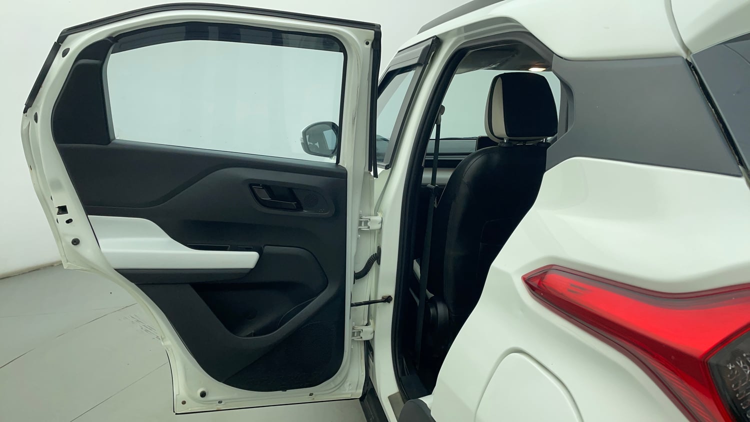 Used 2023 Tata Punch Accomplished AMT Petrol Automatic interior LEFT REAR DOOR OPEN VIEW