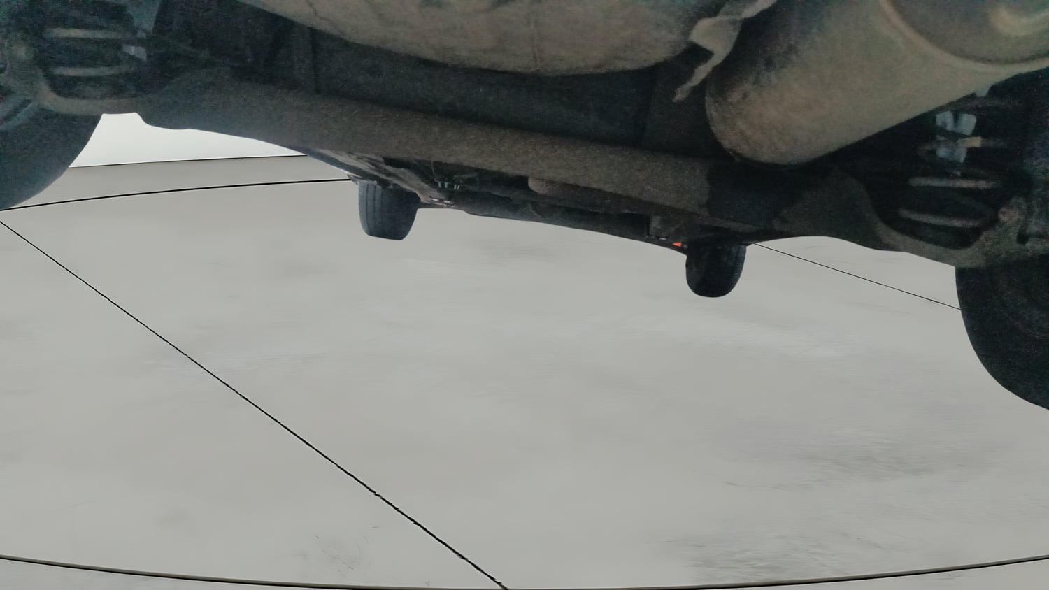 Used 2017 Ford Figo Trend 1.2 Ti-VCT Petrol Manual extra REAR UNDERBODY VIEW (TAKEN FROM REAR)