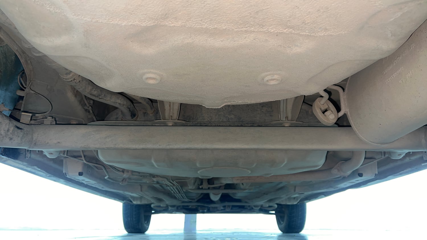 Used 2022 Tata Tigor XZ Plus CNG Cng Manual extra REAR UNDERBODY VIEW (TAKEN FROM REAR)