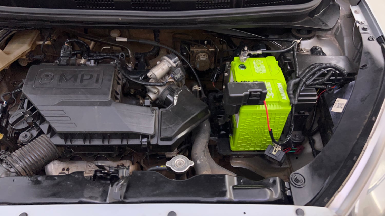 Used 2020 Hyundai Santro Asta Petrol Manual engine ENGINE LEFT SIDE VIEW