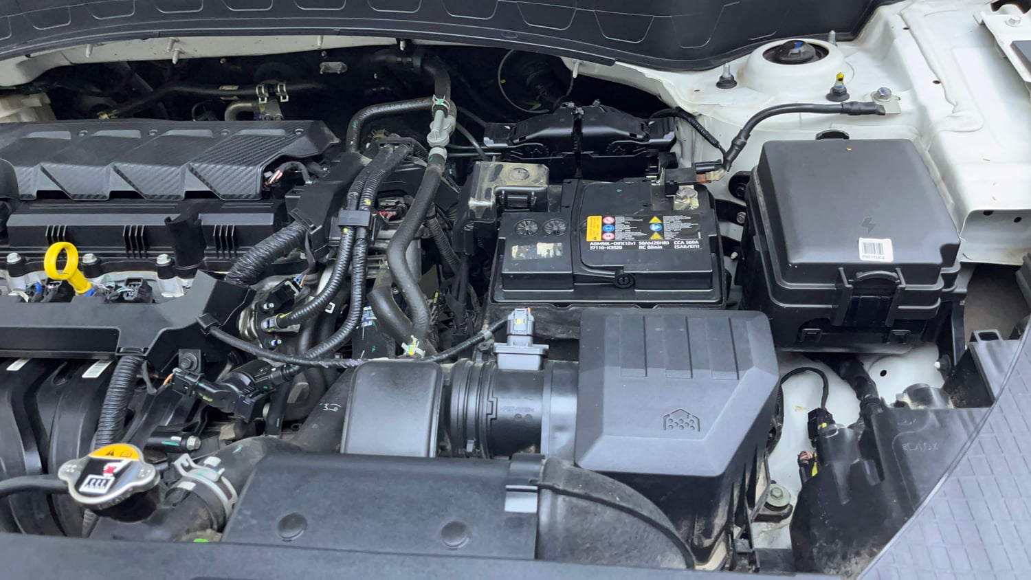 Used 2024 Kia Seltos HTX 1.5 Petrol MT Petrol Manual engine ENGINE LEFT SIDE VIEW