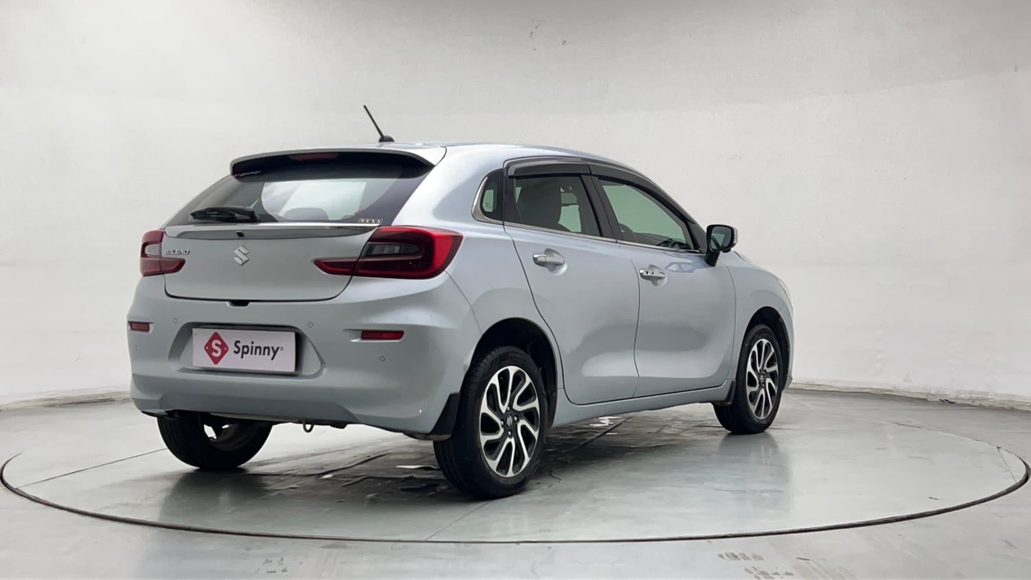 Used 2024 Maruti Suzuki Baleno Alpha MT Petrol Manual exterior RIGHT REAR CORNER VIEW