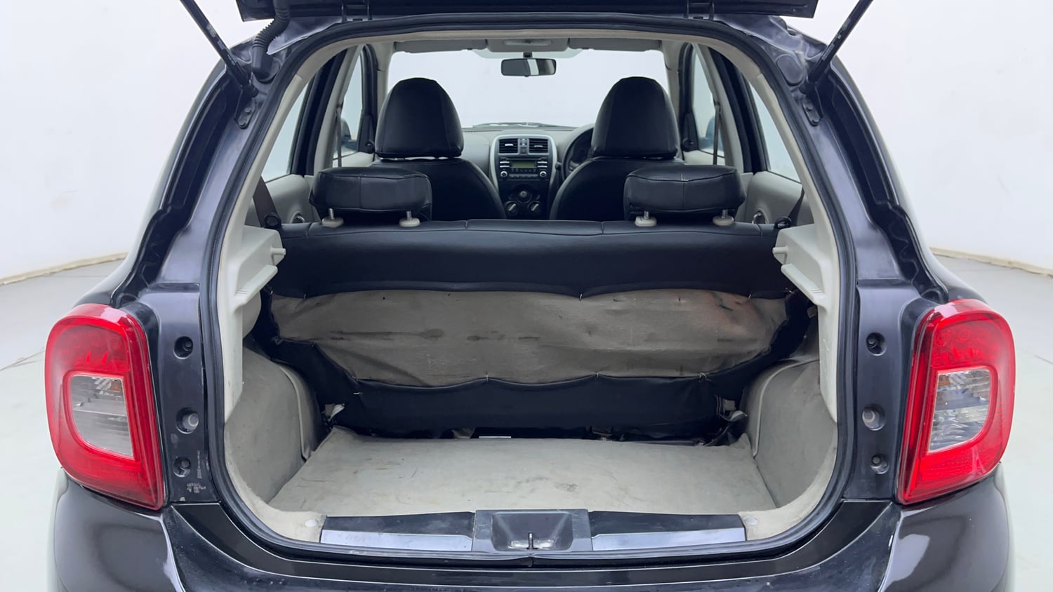 Used 2015 Nissan Micra XL Petrol Manual interior DICKY INSIDE VIEW