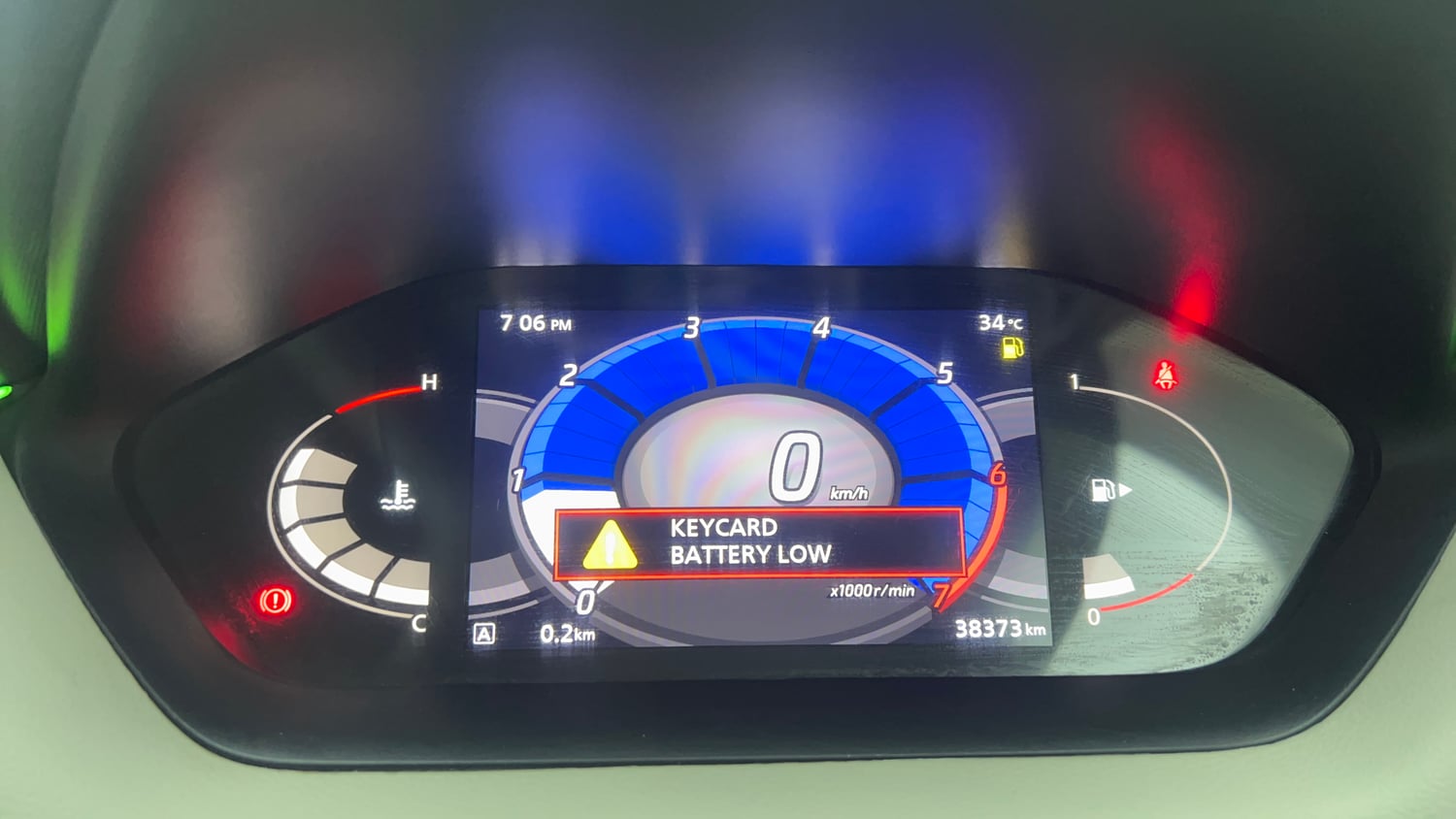 Used 2022 Nissan Magnite XV Turbo Petrol Manual interior CLUSTERMETER VIEW