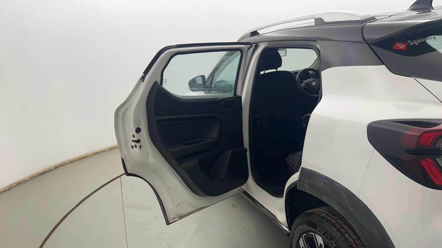 Used 2023 Renault Kiger RXZ AMT Dual Tone Petrol Automatic interior LEFT REAR DOOR OPEN VIEW